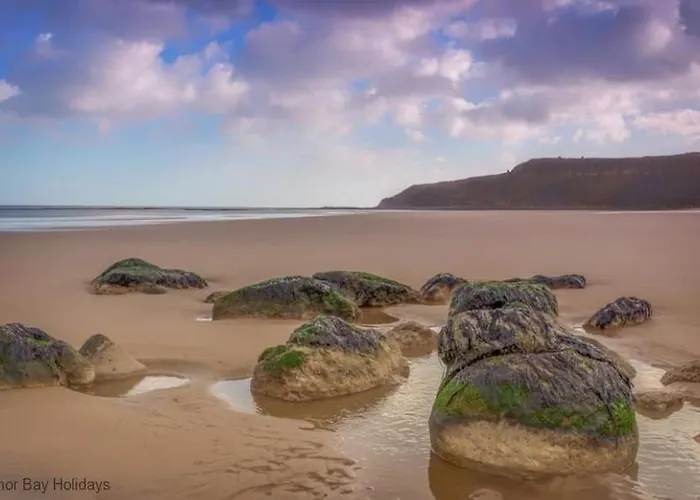 Hébergement de vacances Seascape - Part Of The The Bay Village With Pool, Gym And Direct Access, Pub, Restaurant, Tennis And Meadows Walks Filey